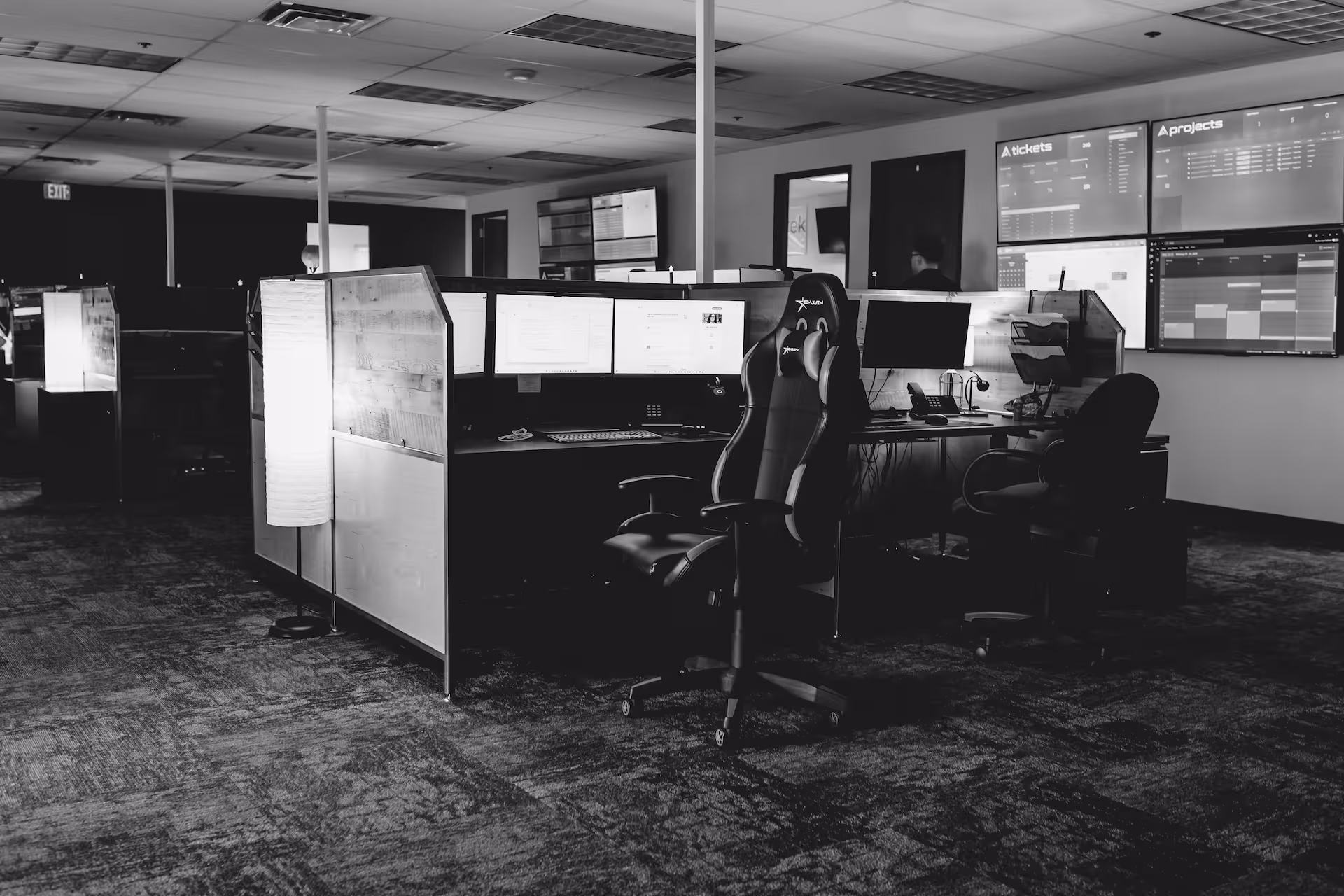 ATG team member reviewing technology infrastructure details